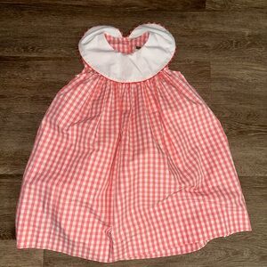 Banana Split red and White Gingham Kids Dress